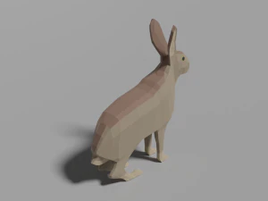 cartoon rabbit 3D Model