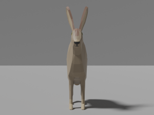 cartoon rabbit 3D Model