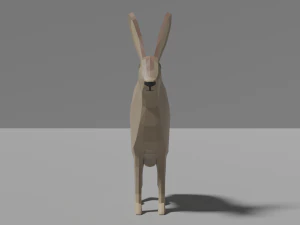 cartoon rabbit 3D Model
