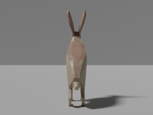 cartoon rabbit 3D Model