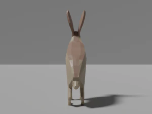 cartoon rabbit 3D Model