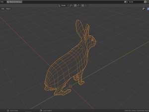 cartoon rabbit 3D Model