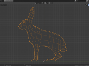 cartoon rabbit 3D Model