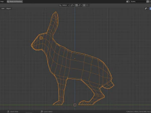 cartoon rabbit 3D Model