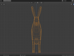 cartoon rabbit 3D Model