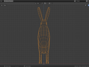 cartoon rabbit 3D Model