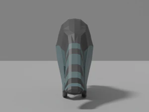 cartoon racoon 3D Model