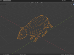 cartoon racoon 3D 모델