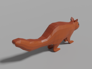 cartoon squirrel 3D Model