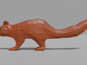cartoon squirrel 3D Model
