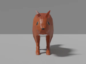 cartoon squirrel 3D Model
