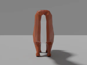 cartoon squirrel 3D Model
