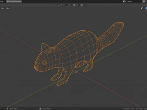 cartoon squirrel 3D Model