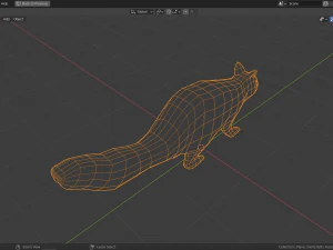 cartoon squirrel 3D Model
