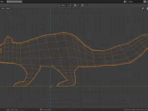 cartoon squirrel 3D Model