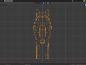 cartoon wolf 3Dモデル