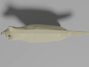 cartoon wolf family 3D Model