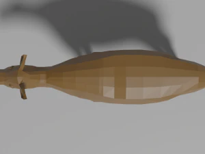 cartoon moose family 3D Model