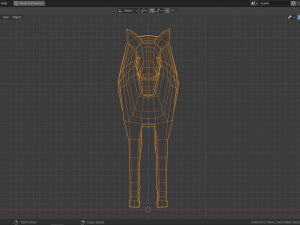 cartoon moose family 3D 模型