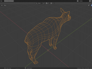cartoon moose family 3D 模型