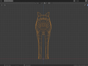 cartoon moose family 3D 模型