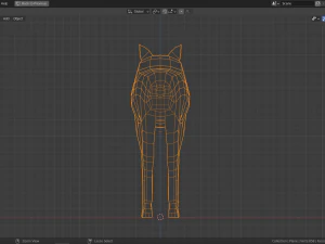 cartoon moose family 3D Model