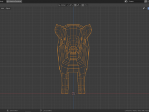 cartoon boar family 3Dモデル