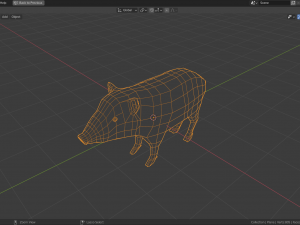 cartoon boar family 3Dモデル