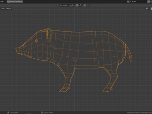 cartoon boar family 3Dモデル