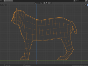 cartoon lynx family 3D 模型