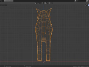 cartoon lynx family 3D Model