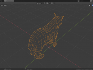 cartoon lynx family 3D 模型