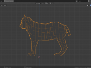 cartoon lynx family 3D 模型