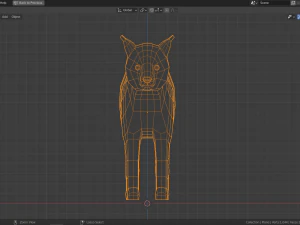 cartoon lynx family 3D Model