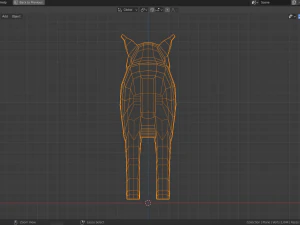 cartoon lynx family 3D Model