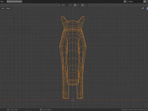 cartoon fox family 3D Model