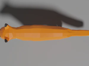 cartoon fox family 3D Model