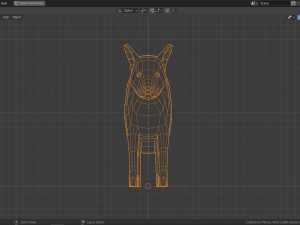 cartoon fox family Modelo 3D