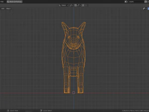 cartoon fox family 3D Model