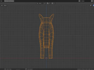 cartoon fox family 3D Model