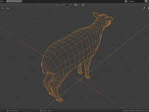 cartoon deer family Modello 3D
