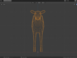 cartoon deer family Modello 3D