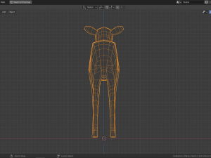 cartoon deer family Modello 3D
