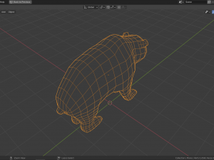 cartoon bear family 3D 모델