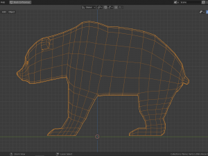 cartoon bear family 3D 모델