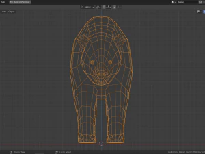 cartoon bear family 3D Model