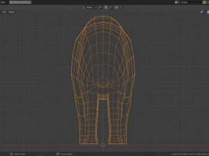 cartoon bear family 3D Model