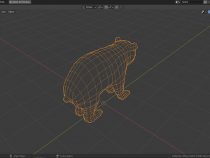 cartoon bear family 3D 모델