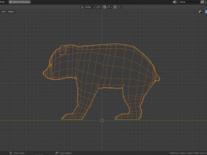cartoon bear family 3D 모델