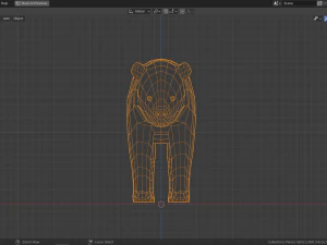 cartoon bear family 3D Model